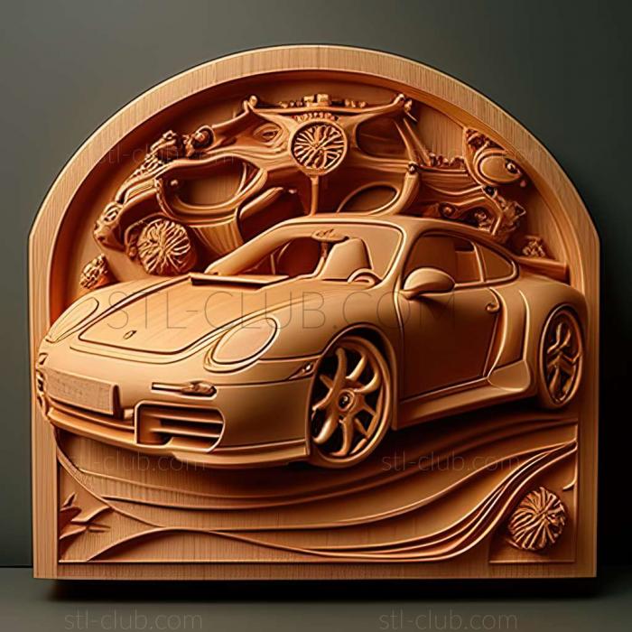 3D мадэль Porsche 996 (STL)